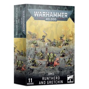 Warhammer 40,000 ORKS: RUNTHERD AND GRETCHIN