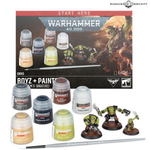 Warhammer 40,000 Orks: Boyz + Paint